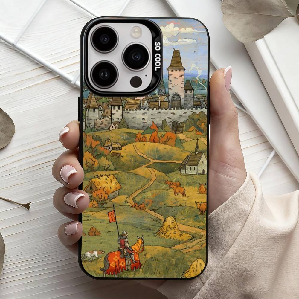 KCD Kingdom C-Come D-Deliverance  Phone Case For iPhone17,16,15,14,13,12,11 Plus,Pro Max Black Candy silver phone case