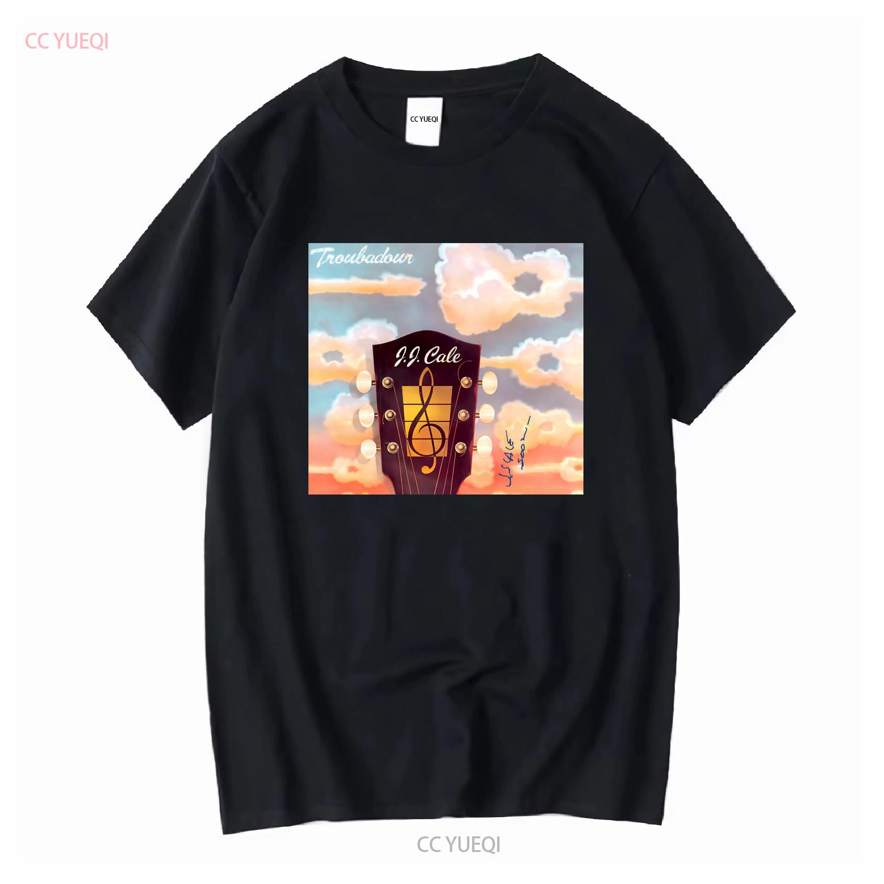 

New Rare JJ Cale Signed Album Cotton Black All Size T Shirt AA1523 long or short sleeves vintage Washed fashion Versatile 4XL