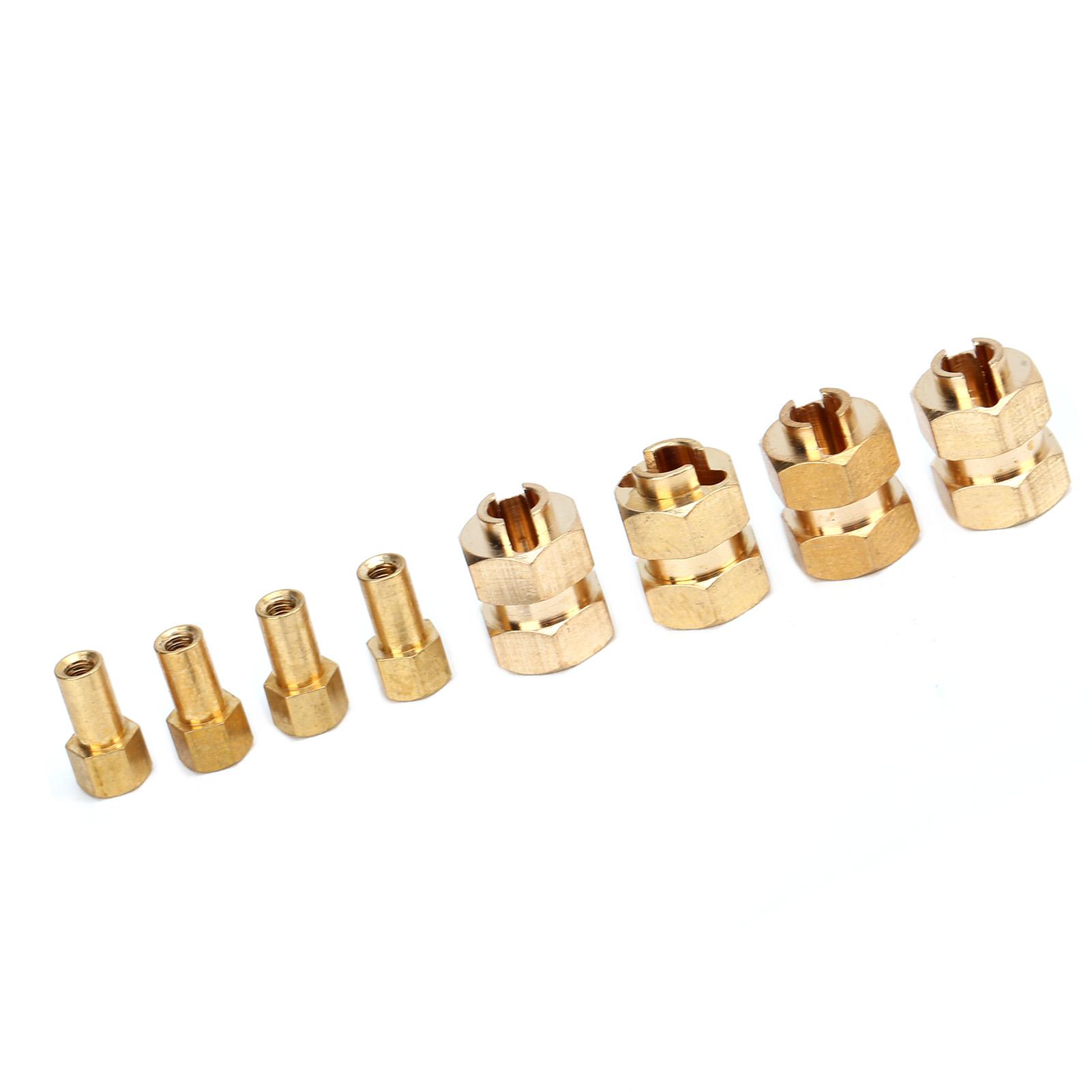 

Міцний латунний колісний шестигранний подовжувач для Axial SCX24 90081 124 RC гусеничних моделей, аксесуари