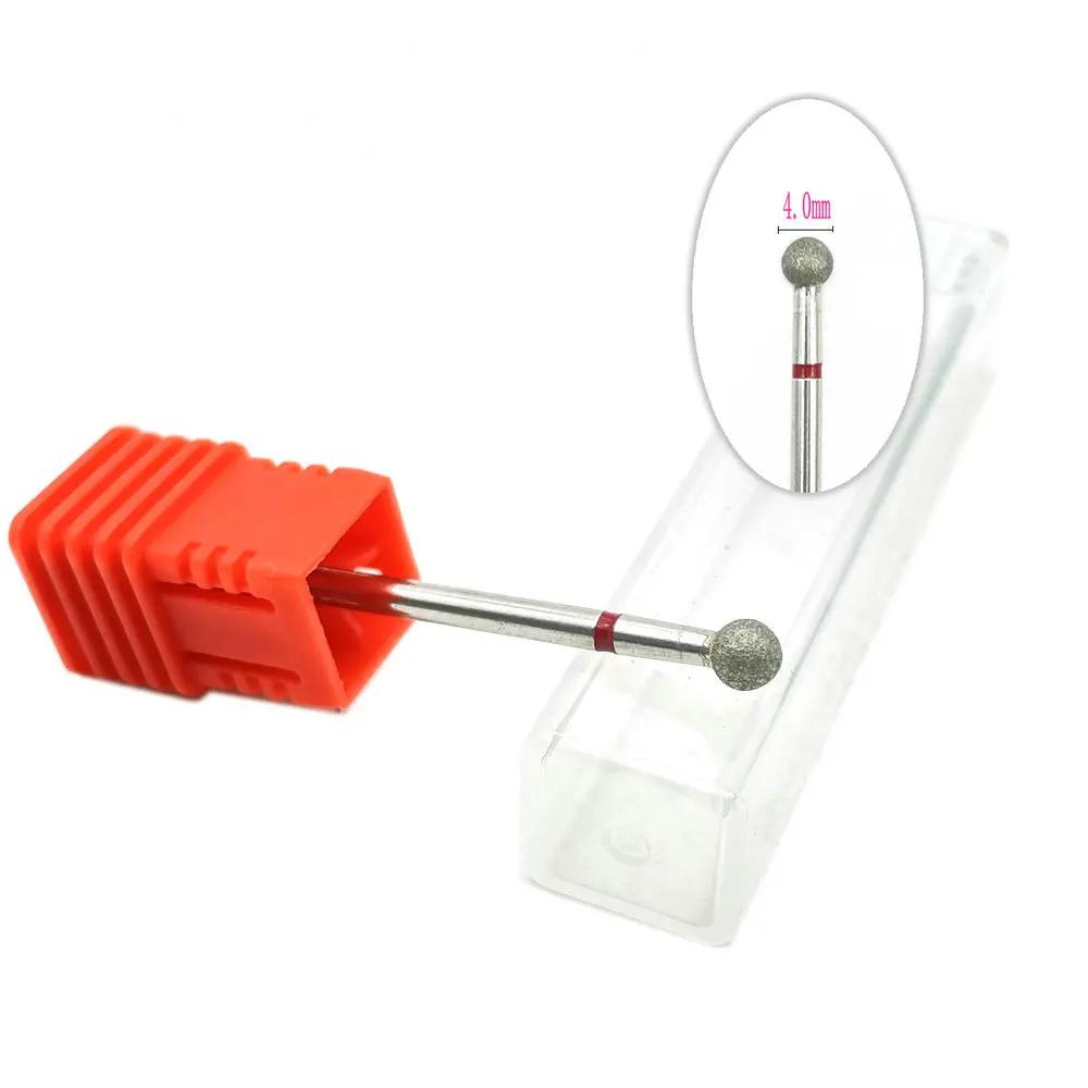 20pcs Diamond Nail Drill Milling Cutter for Manicure Rotary Bits Cuticle Clean Accessory Dental Diamond Burs Polisher 2.35mm