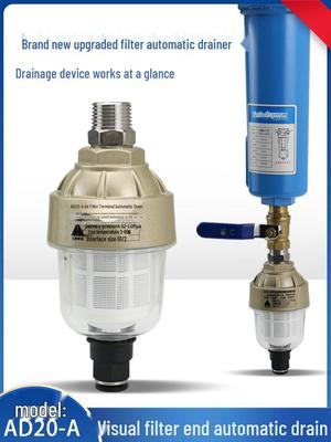 Translucent Mini Automatic AD20-A Air Compressor Filter Drain Valve