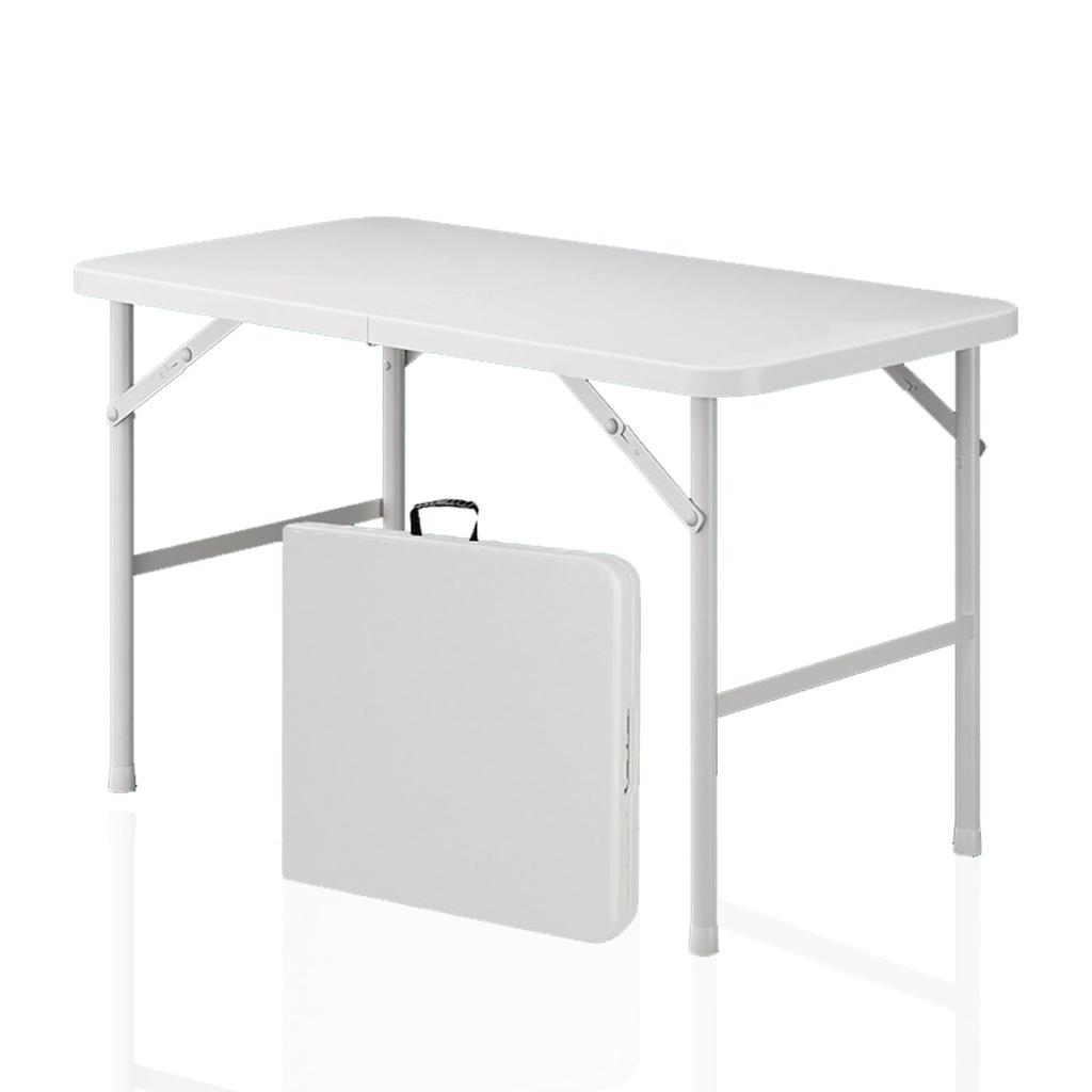 Masă de camping pliabilă pentru exterior, cu înălțime reglabilă pe 3 niveluri, capacitate de încărcare 120 kg, mare, ușoară, portabilă, pentru interior și exterior, picnic