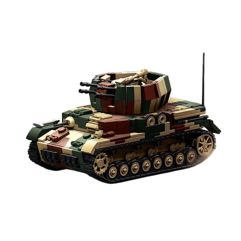 MAUS TANK E-100 Heavy Tank Leopard G-type Tank Building Blocks Toy Creative Toy Series Tank Model DIY Assembly Kit Birthday Gift