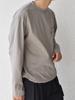 SHIPS any SORONA Stretch Jersey Spindle Pocket Long-Sleeved T-Shirt, Men's, Beige, Size L, 712060017