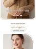 2025 Women's Cashmere Cable Knit Mandarin Collar Cardigan - Autumn/Winter, Long Sleeve, Seven-Needle & Thickened for Warmth