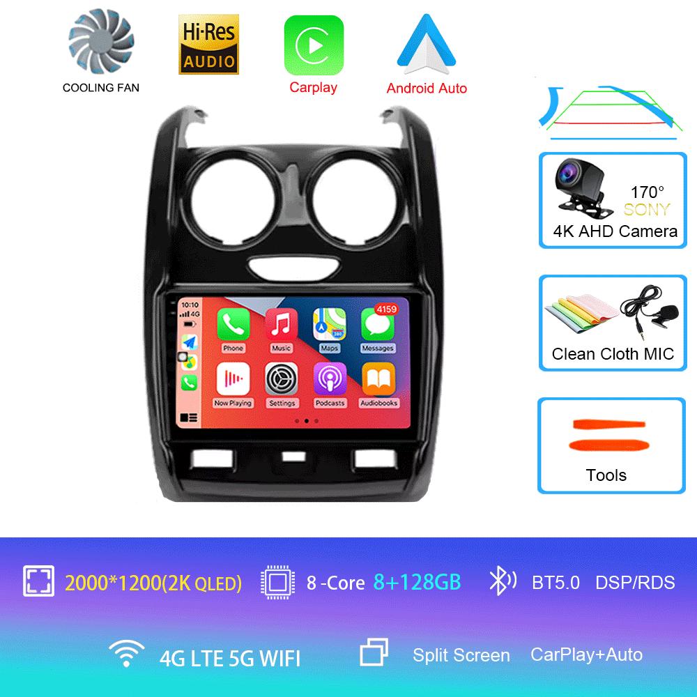 Android 14 Car Radio For Renault Duster 2015 - 2021 For LADA Largus 2021 Multimedia Video Player Navigation Stereo GPS