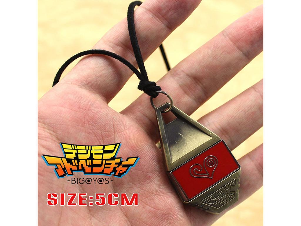 Original Digimon Digivice Keychain Pendant Courage Friendship Hope Dragon Emblem Collection Decoration Ornaments Model Toy Gifts