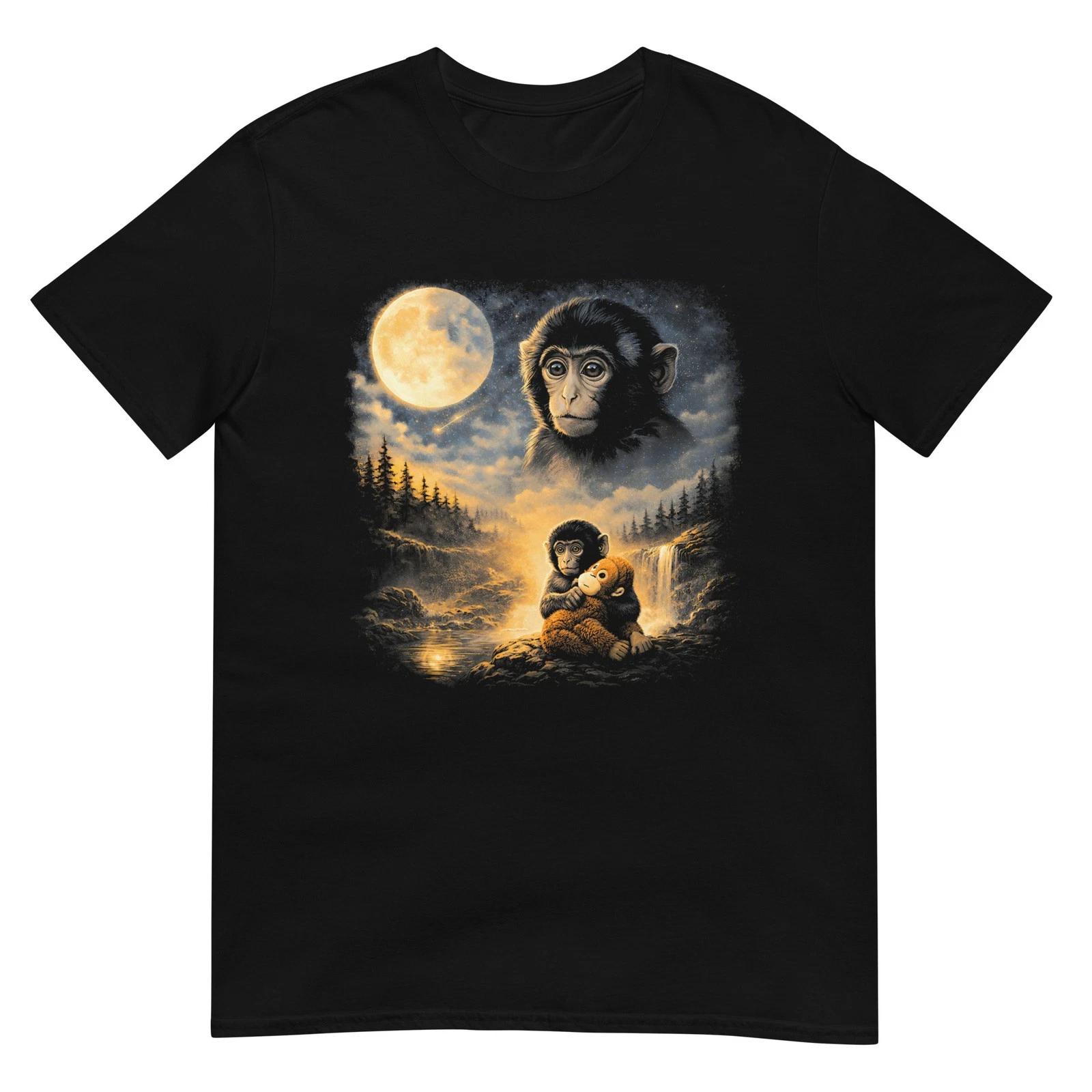 

Punch Monkey Moon 90s Retro Animal Vintage T-Shirt 2XL