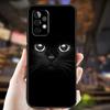 Black Cat Staring Eye Case For Samsung Galaxy A05 A06 A22 A53 A33 A26 A16 A56 A36 A32 A52 A54 A34 A14 A55 A15 A35