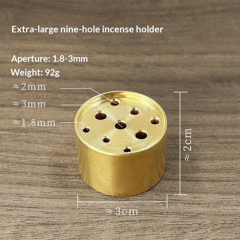 1Pcs Portable Incense Burner Multi Purpose Water Drop Shape Brass Incense Holder Home Office Teahouse Zen Ornament Supplies