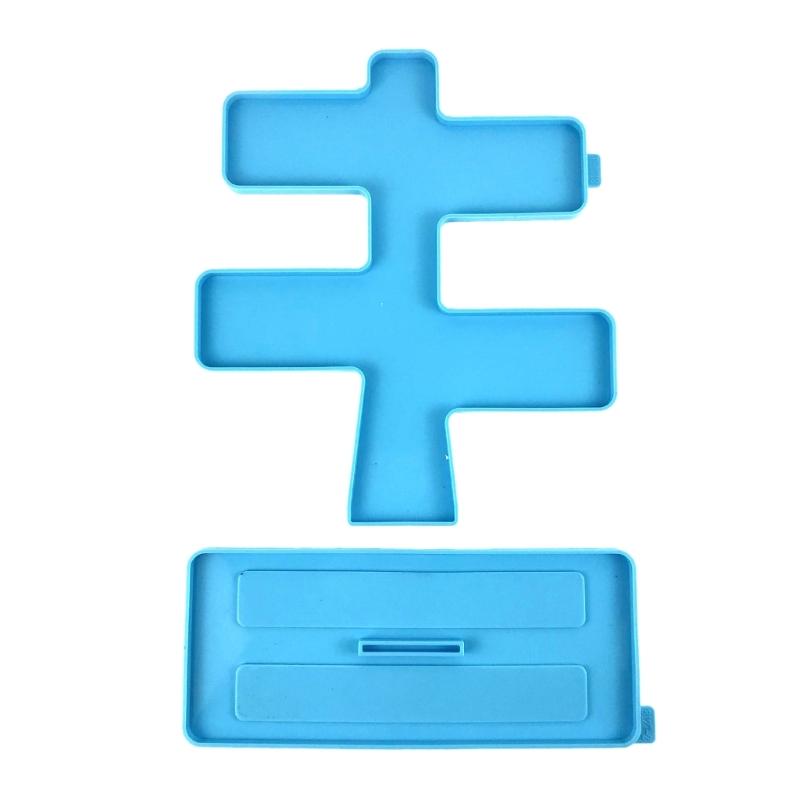 

Подставка для ювелирных изделий, смоляные формы, кристаллическая эпоксидная форма, держатель для часов, силиконовые формы для литья эпоксидной смолы, держатель для телефона синий