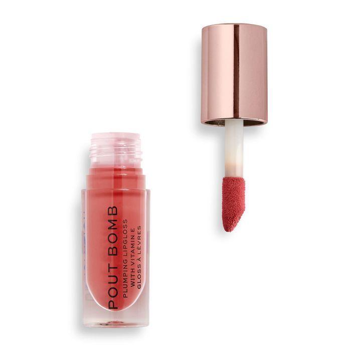 Gloss à Lèvres - Makeup Revolution London - Pout Bomb - 4.6 Ml - Couleur Corail - Volume Maximum