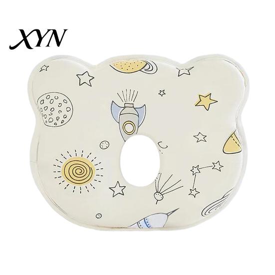 Baby Donut Pillow for Car Seats And Strollers Pillow, Memory Foam Sleeping Cute Cartoon Print, Bear Design, Comfortable Head Rest Infants Soft
