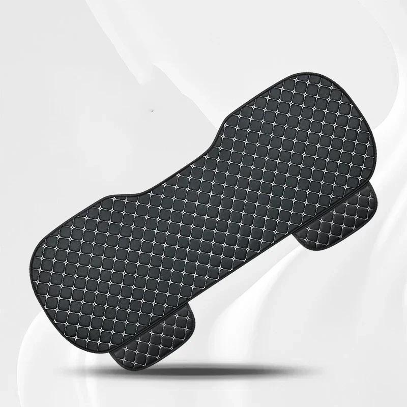Four Seasons Leather Car Seat Cushion Pad Mat Car Seat Covers Set Front Rear Seat Protector Auto Interior Accessories Universal