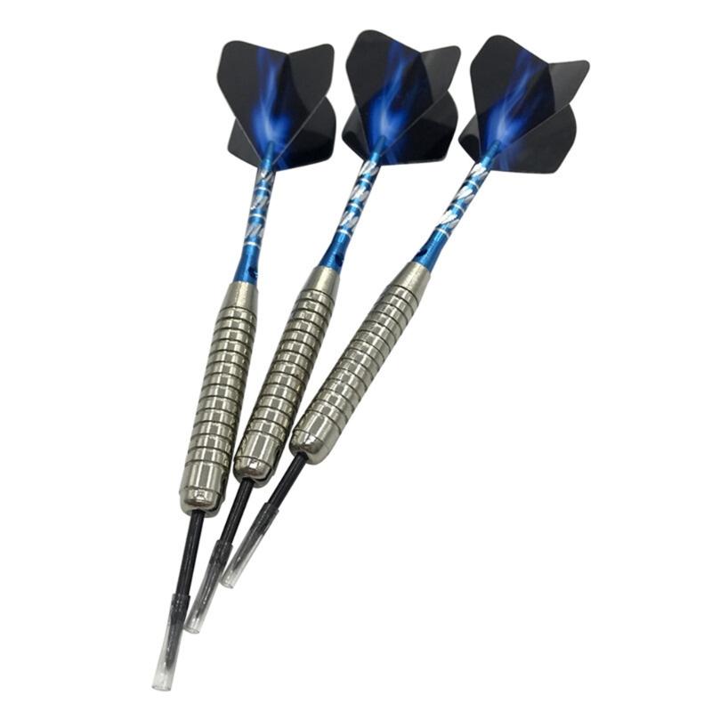 Set di Freccette Professionali con Punta in Acciaio 3 Pezzi/set 22 Grammi Set di Freccette Metalliche con Alette in PET Strumenti per Freccette Portatili con Aste in Alluminio