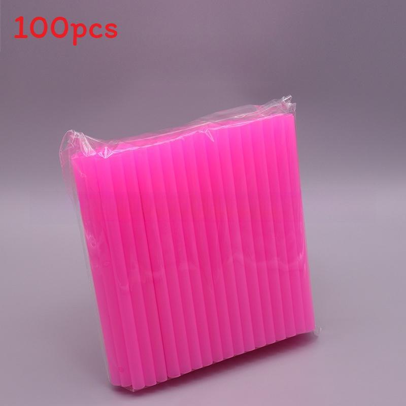 Plastik-Trinkhalm-Packung mit 12 mm Durchmesser für Bubble Tea und Getränke, ideal für Kinder und Bastelarbeiten