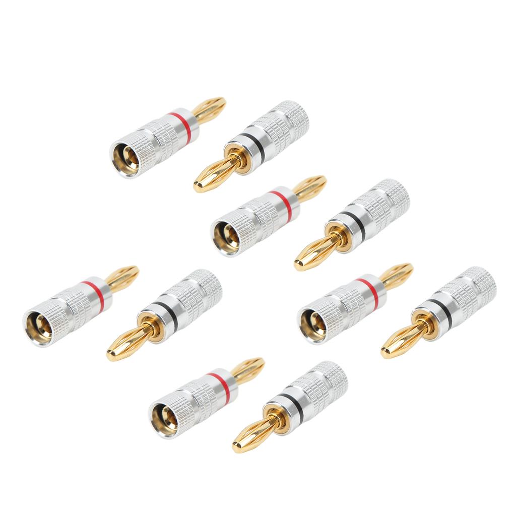 J.10053 4mm Banana Plug Banana Plug Connector for Speaker Wire Wall Panel Home Theater