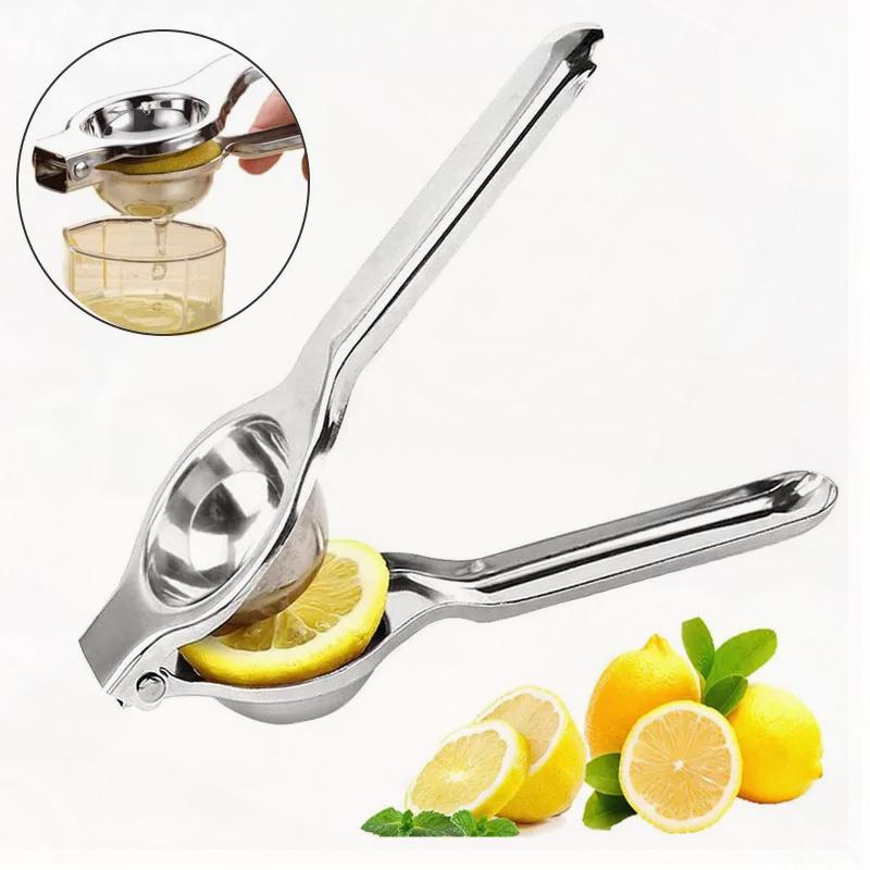 WXCOO Lemon Squeezer Stainless Steel Manual Citrus Juicers Hand Press Squeezer Fruit Juicer Lime Squeezer Kitchen Accessories