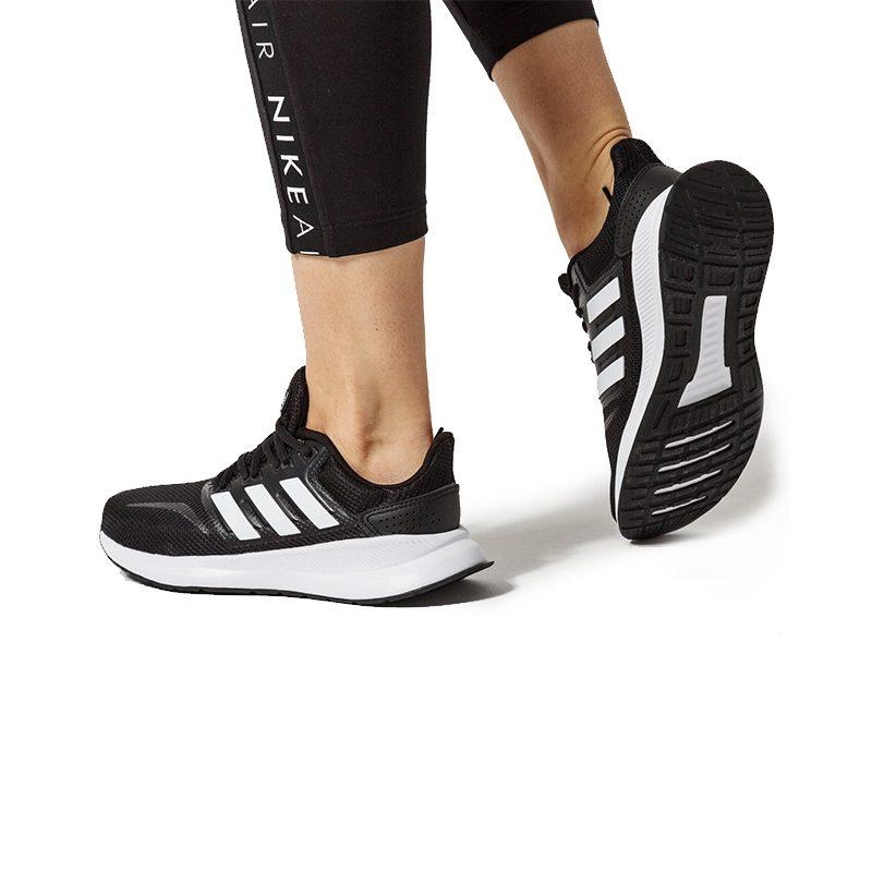 Adidas Runfalcon 1.0 K Low top Kids' Running Shoes Black Kids' EG2545