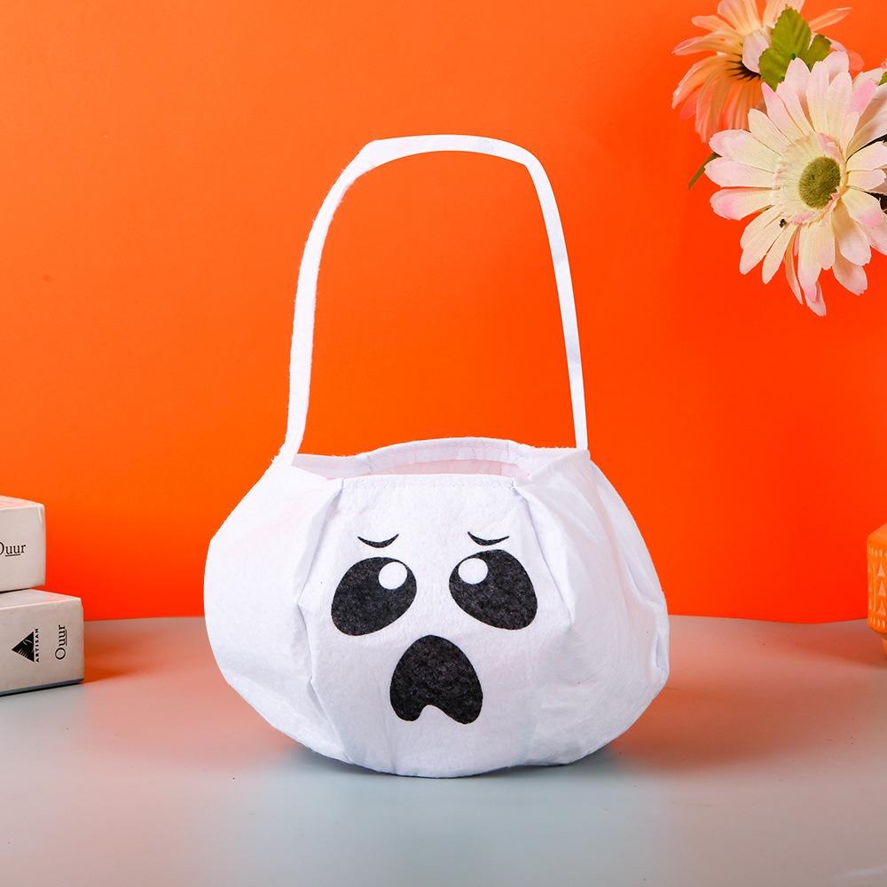 Ghost Halloween Candy Bag Gifts Pouch Halloween Candy Bucket Creative Snack Storage Bag Children Style 9