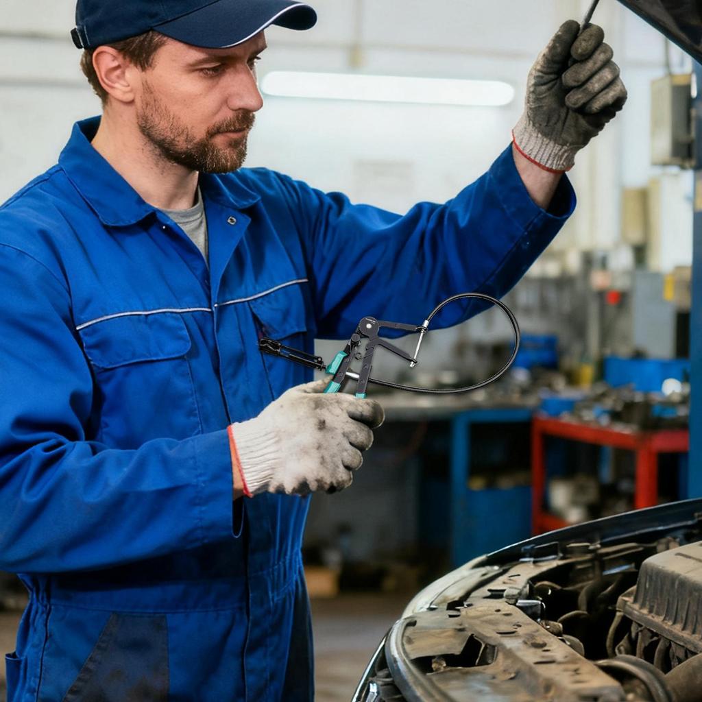 Kühlerschlauchschellenzange Flexibel Lange Reichweite Tragbare Reparaturwerkzeuge Flexible Schlauchschellenzange Für Kühlerheizungsentfernung