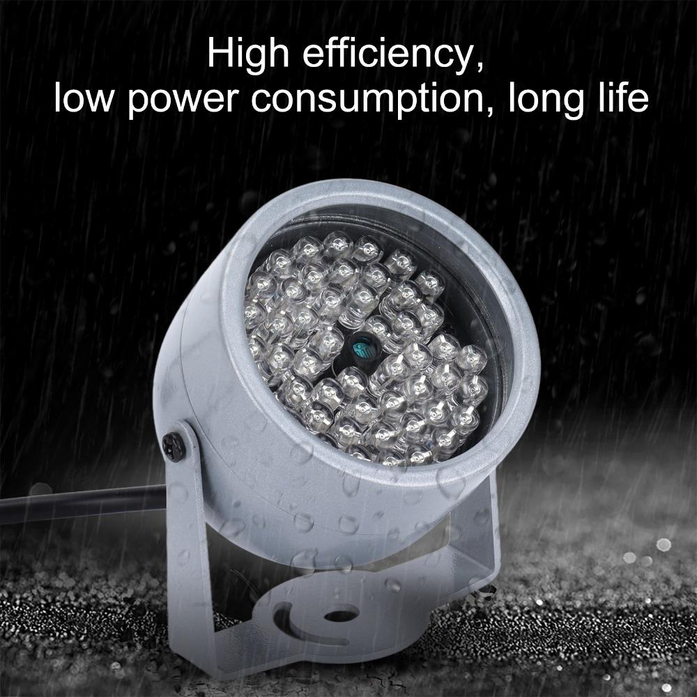 48 LEDs Infrared Lamp Auto Induction Auxiliary Light Surveillance Lamp Camera Monitoring