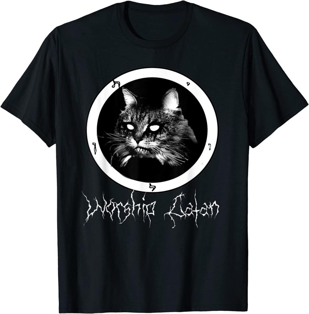 NEW LIMITED Black Metals Norwegian Cat Death Metals and Goth T-Shirt S-5XL Unisex T-Shirt XXL