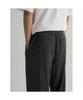 8SECONDS Two-Tone Crease Wide Fit Elastic Waist Pants - Ash