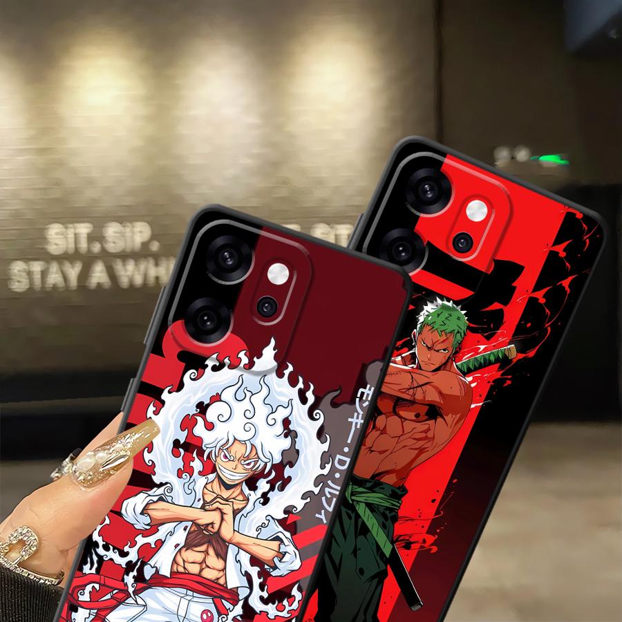 Ones Pieces Luffy Case for Oppo A83 A78 A93 Reno 4F 5 6 7 8 10 11 14 A76 A96 A98 F9 F11 F29 A84 A74 Phone Cover