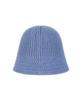Bajal Va Square Applique Knit Bucket Hat Sky