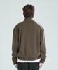 ZPLISH Wool Knit Zip-Up Jacket Brown