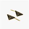 Prada 1if051 2ba6 F0632 Triangle Logo Hair Clip