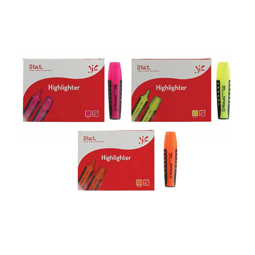 Stat Wasserbasierter Highlighter (Schachtel mit 10 Stück)