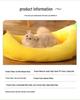 Removable & Washable Winter Dog and Cat Sofa Bed - Banana Boat Design