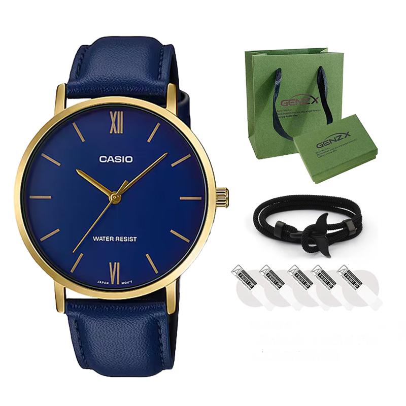 Casio Men Standard Series Blue Watch MTP-VT01GL-2B MTP-VT01GL-2B