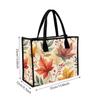 Autumn Maple Leaf Print Tote Bag Fashion Portable Casual Carryall for Daily Use