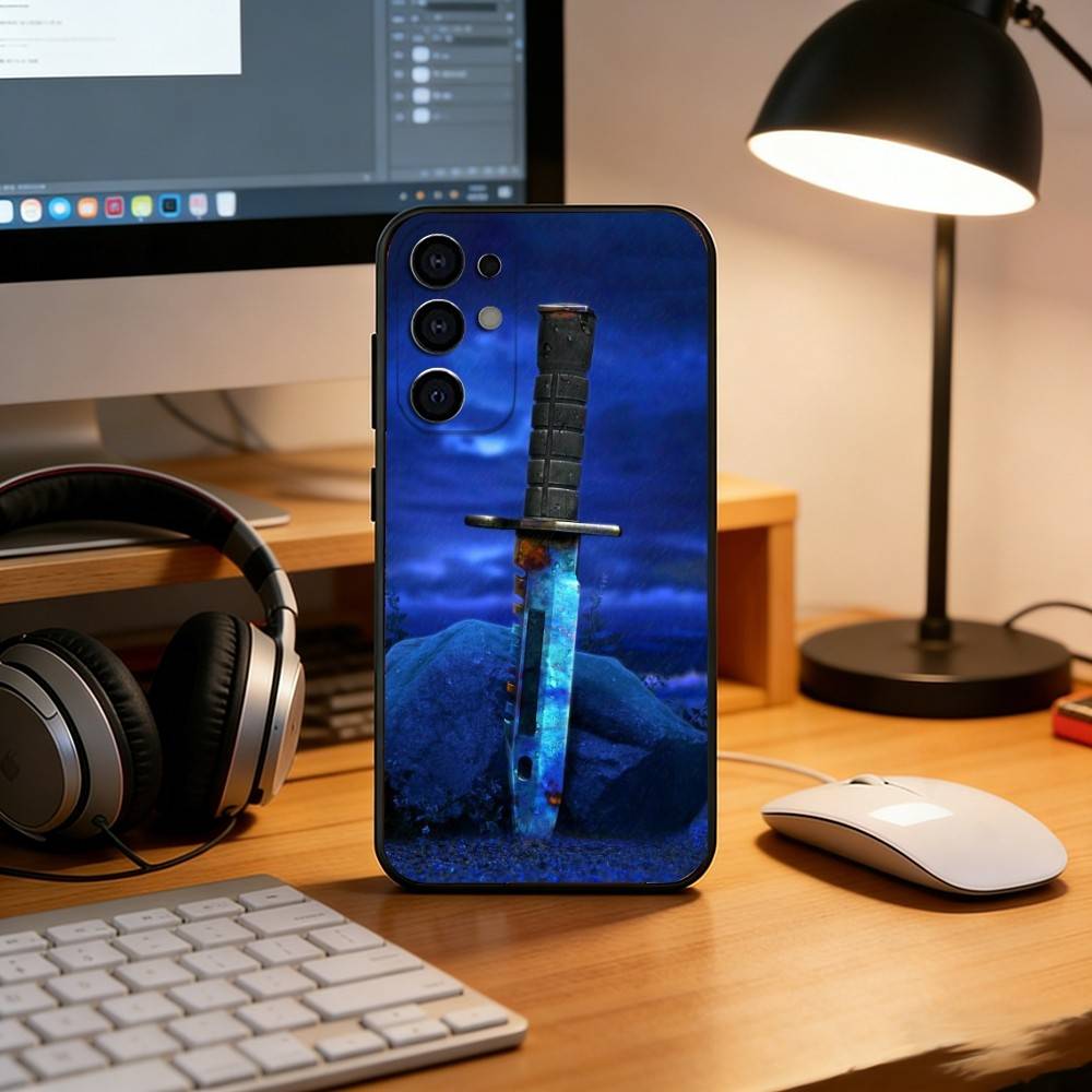 Counter-Strike 2 Phone Case Black Silicone Soft For Samsung S25,S24,S21,S22,S23,S30,Ultra,S20,Plus,Fe,Lite
