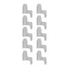 10pcs LED Cabinet Inner Hinge Sensor Light Bedroom Closet Wardrobe Cupboard Night Light