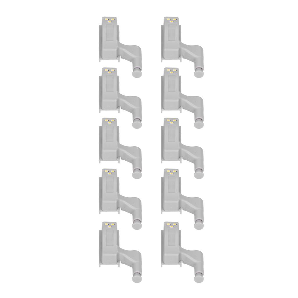 10pcs LED Cabinet Inner Hinge Sensor Light Bedroom Closet Wardrobe Cupboard Night Light