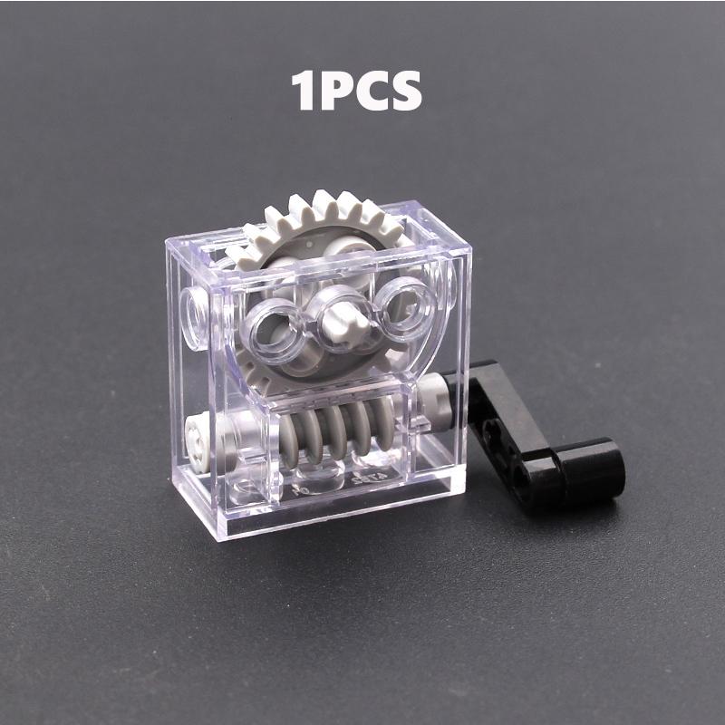 MOC Gear Series Gear Rotating Platform Gear Rack and Gear Differential High-tech Parts Small Particles Building Blocks Toys