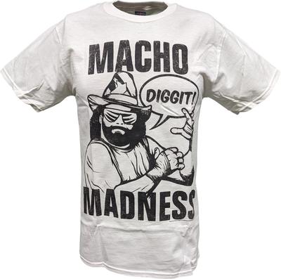 Macho Unisex Madness Randy Savage Diggit Unisexs White Tshirt