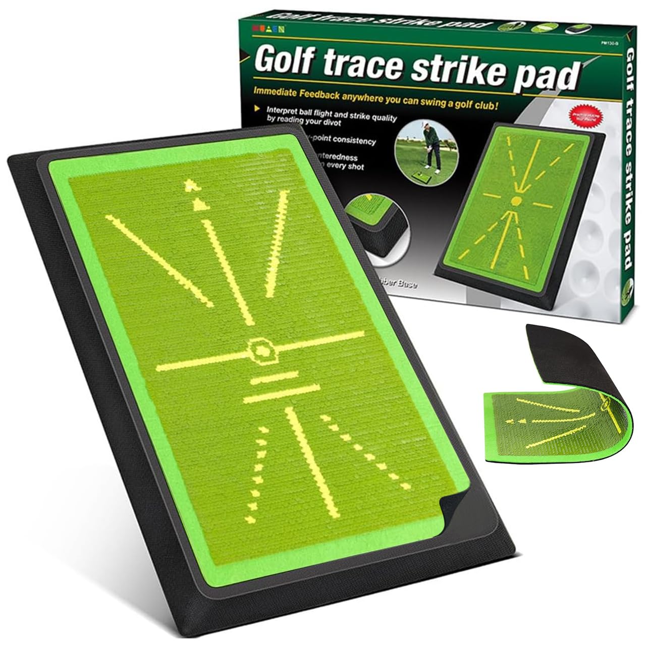 

Japanese brand Golf tracing training for tough marks practice rubber mat [Replaceable] mat, mat, mat, practice, confirmation, swing, approach, зелёный