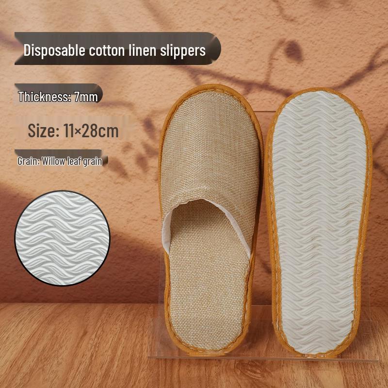 Jingyu Thickened Non-slip Disposable Hotel Slippers
