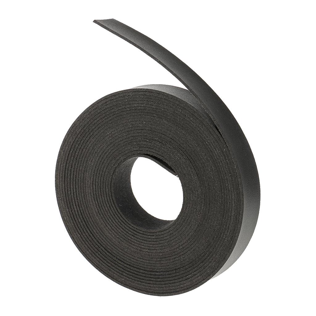 2x Leather Cord, Flat Strap, Belt Leather, Strip - 5 Meters 20mm