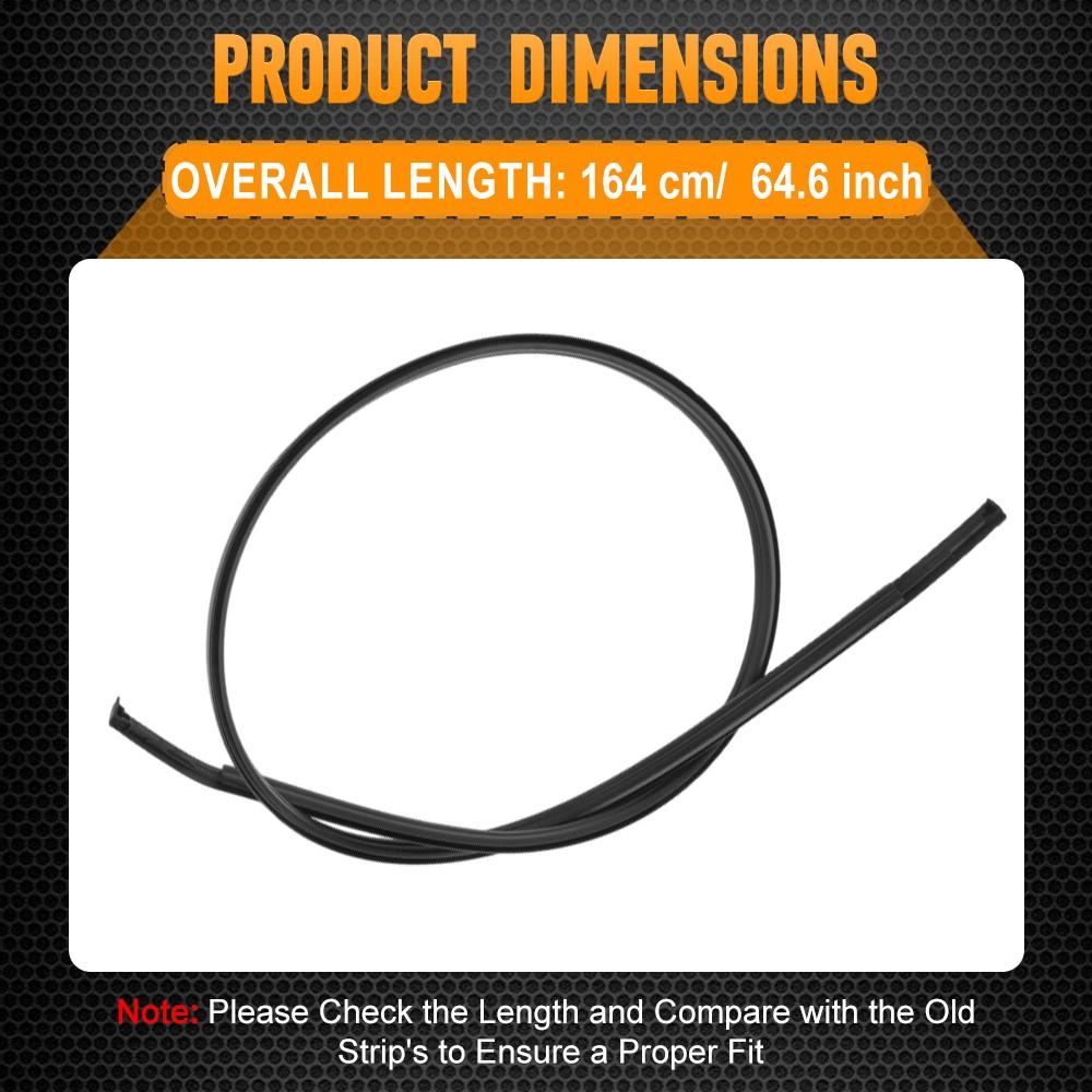 Roof Drip Molding Strip Trim 75556-06130 75555-06130 For Toyota Camry 2018-2022