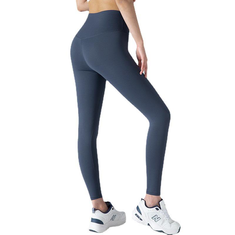 Korean Style Nude Feeling Women's High Waist Butt Lifting Yoga Pants - Barbie Fitness Sports Leggings