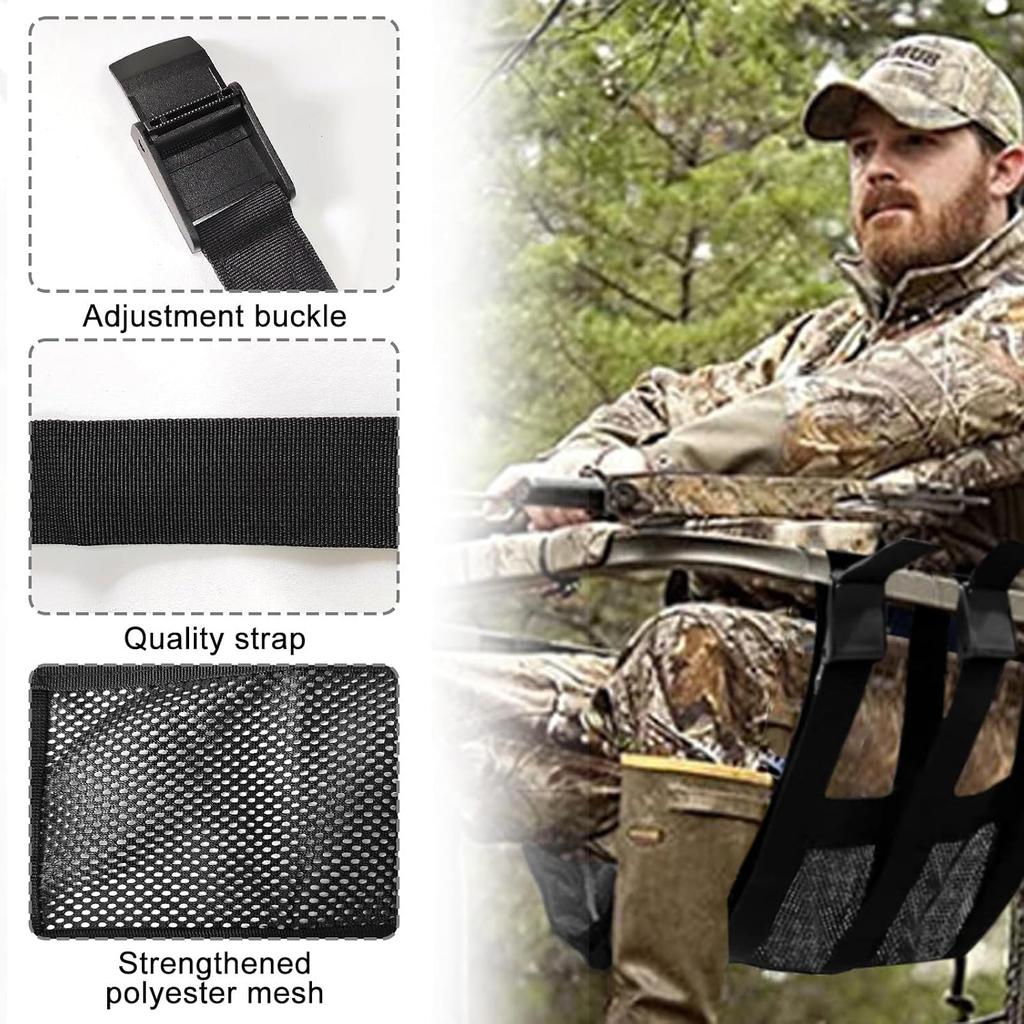 2 Pack Universal  Adjustable Tree Stand Seat Deer Stand Replacement Accessories(16 x 12 inches)