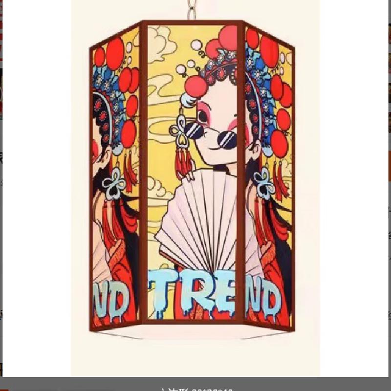 

Chinese Style Outdoor Waterproof Lantern Pendant