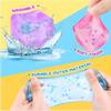 NeeDoh Nice Cube Squishy Stress Relief Toy Soft Cube Sensory Fidget Squeeze Ball for Kids Teens Adults Red Purple Blue