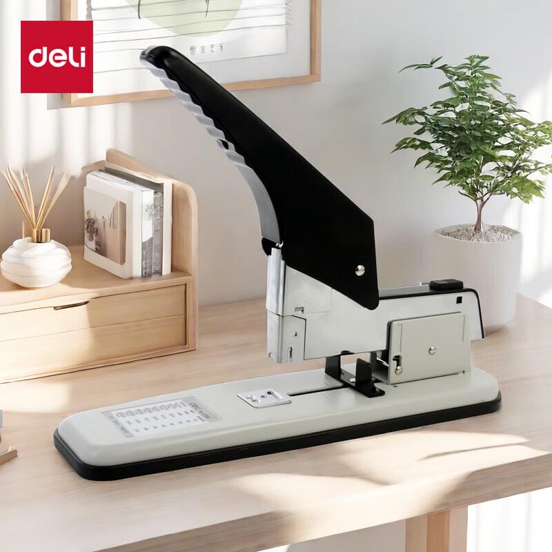 Deli 0399 Heavy-Duty Saddle Stapler CN plug (adapter included)